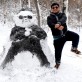 Gangnam style snowman