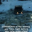 Confidence is…