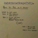 How to pee