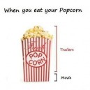 There is never enough popcorn!