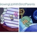 Growing up with strict parents
