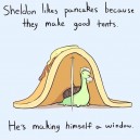 Sheldon likes pancakes