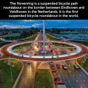 The First Suspended Bicycle Roundabout In The World
