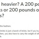 What is heavier