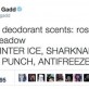 Deodorant Scents Names