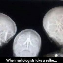Radiologists taking a selfie