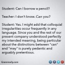 So Can I Borrow A Pencil