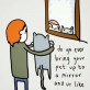 Your pet in the mirror