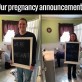 Epic pregnancy announcement