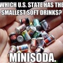 The smallest soft drinks