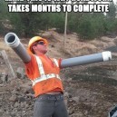 Why roadwork takes so much time