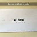 Awesome Barber Business Card