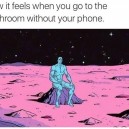 in the bathroom without your phone