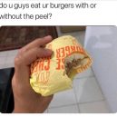 Some way to eat burger