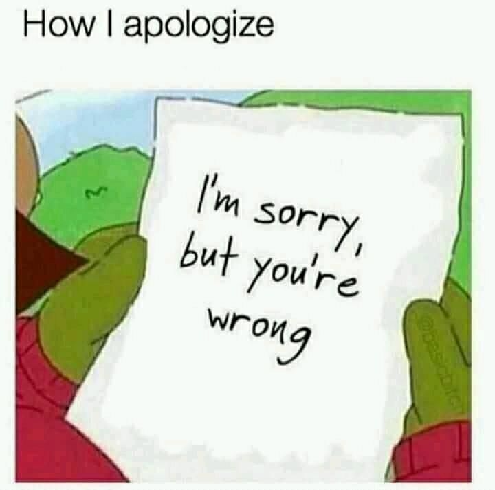How I Apologize