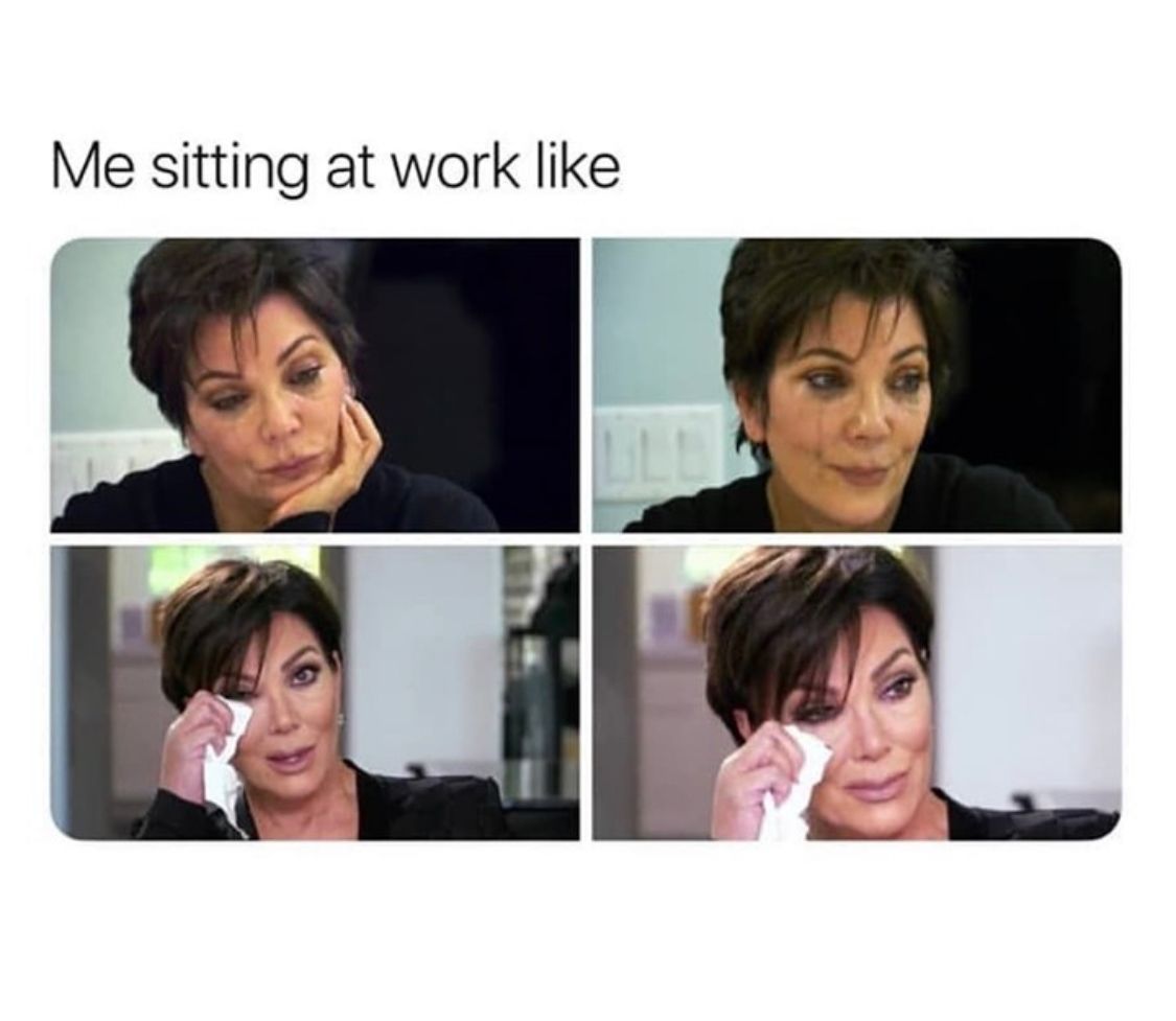 Me Sitting At Work Like